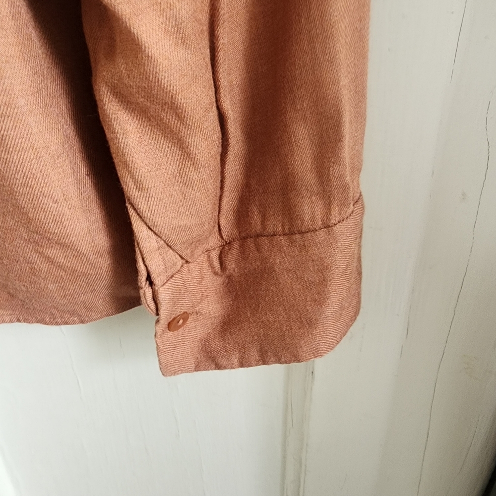 Uniqlo Long Sleeve Rayon Blouse, Sz M - Picture 6 of 12